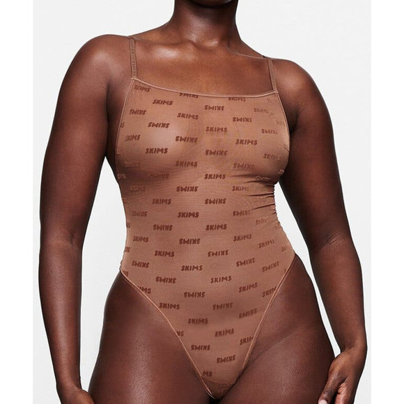 SKIMS After Hours Cami Bodysuit Jasper Brown NWT Size 4X - Picture 1 of 11